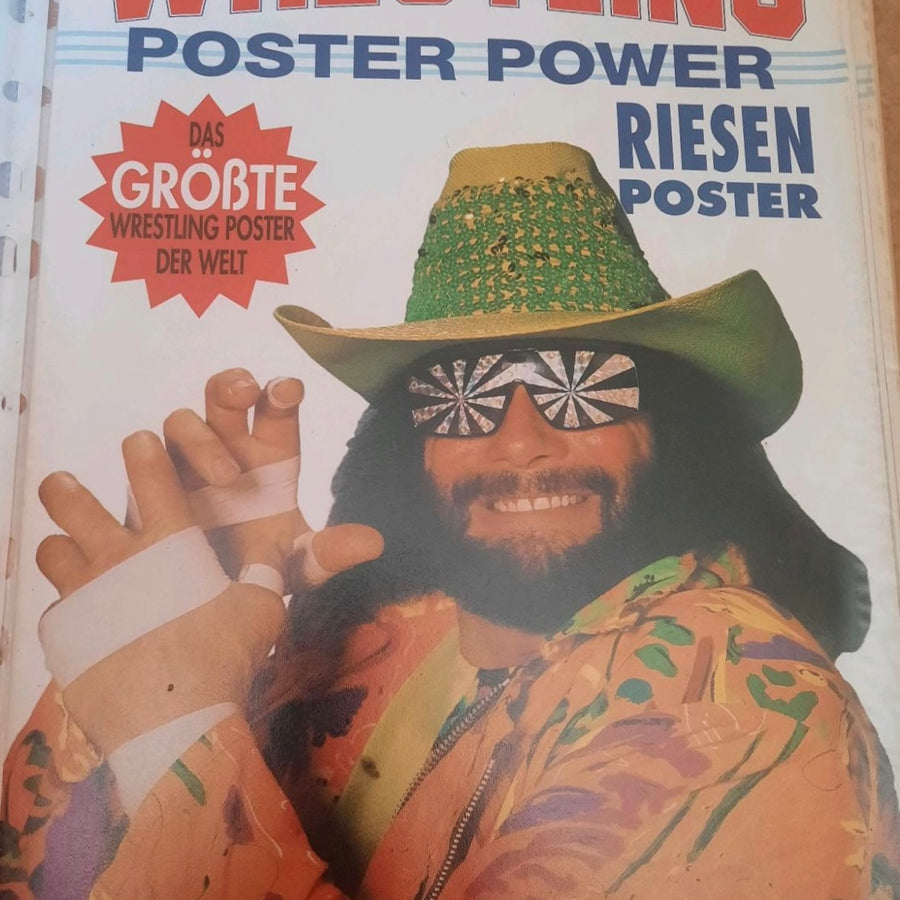 Wrestling Poster Power #9 from Germany Magazine PWcatalog