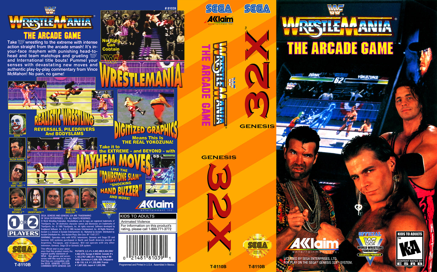 WWF WrestleMania The Arcade Game [Sega 32X] PWcatalog