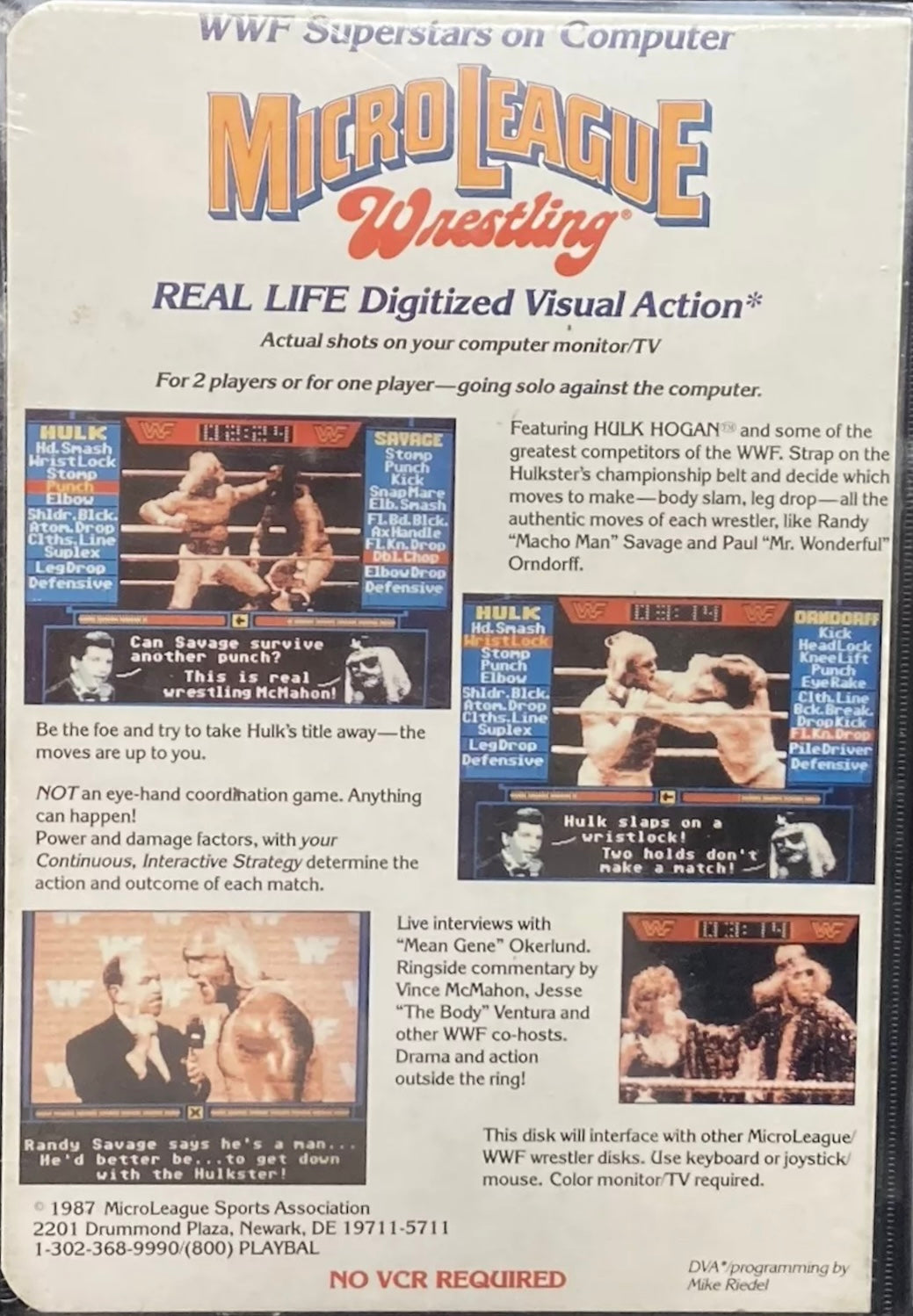 WWF MicroLeague Wrestling [Atari ST] PWcatalog