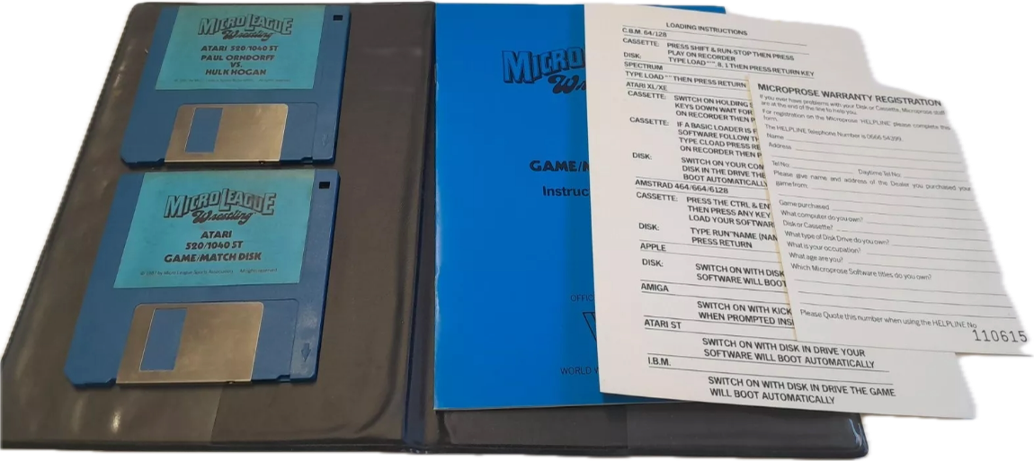 WWF MicroLeague Wrestling [Atari ST] PWcatalog