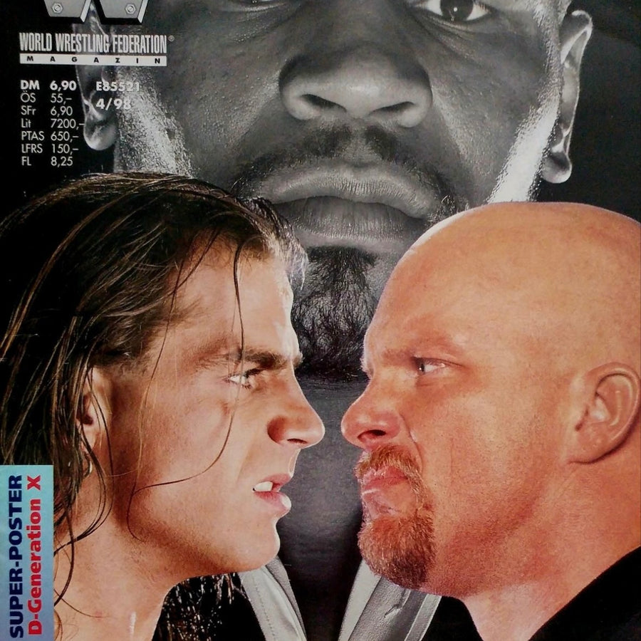 WWF Magazine April 1998 from Germany Magazine PWcatalog