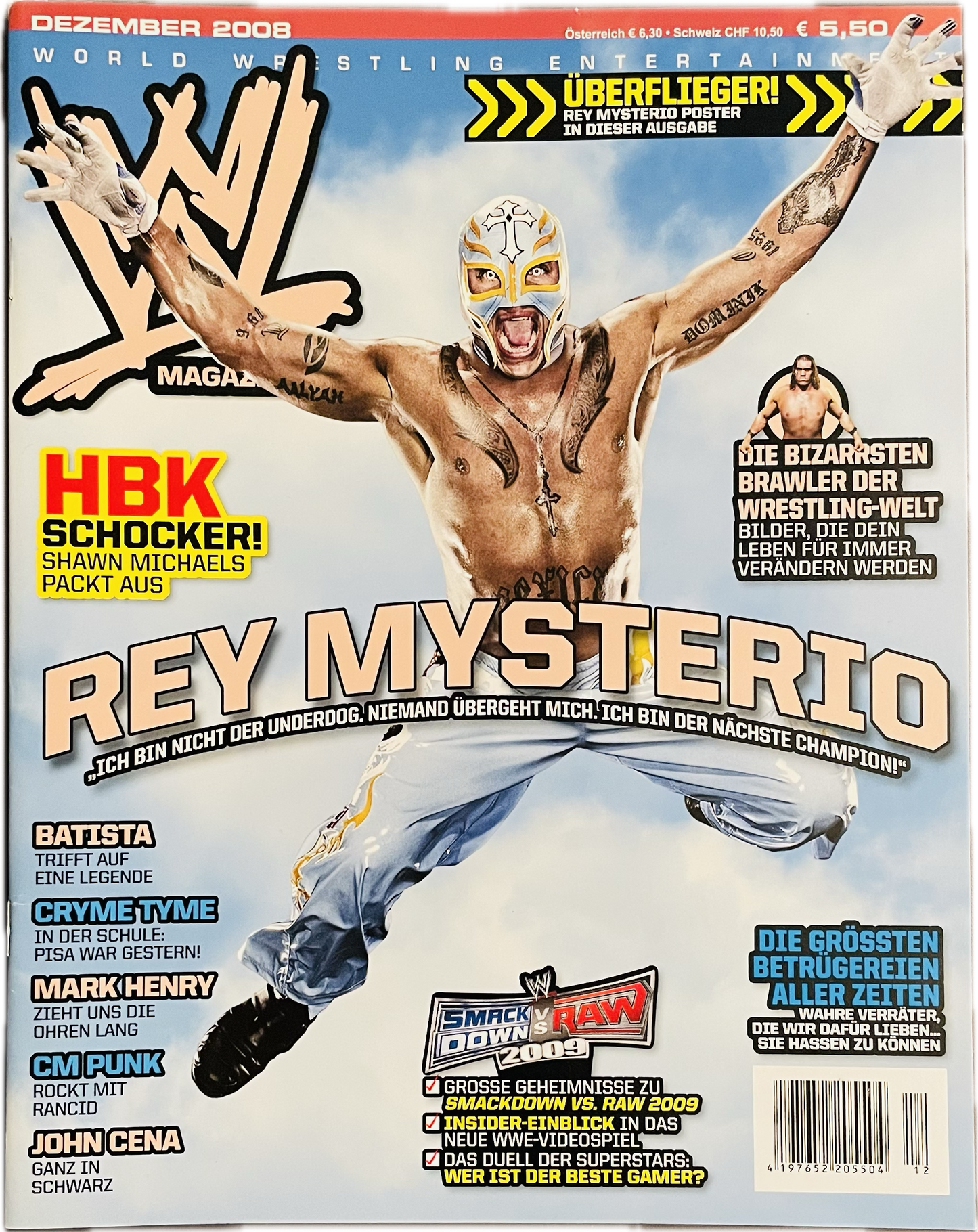 WWE Magazine December 2008 from Germany Magazine PWcatalog