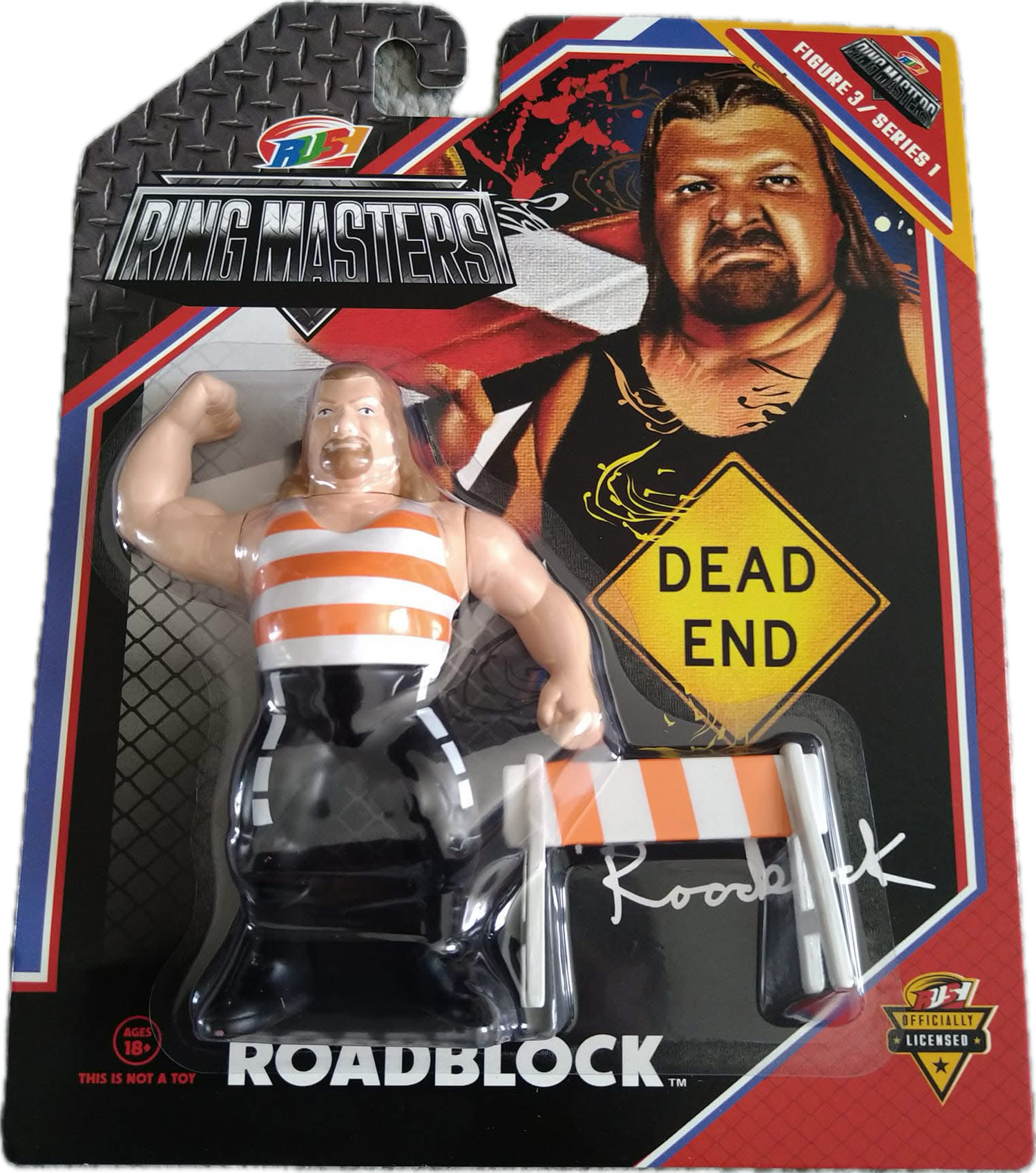 Rush Collectibles Ring Masters Series 1 Roadblock [UK Variant] PW Catalog