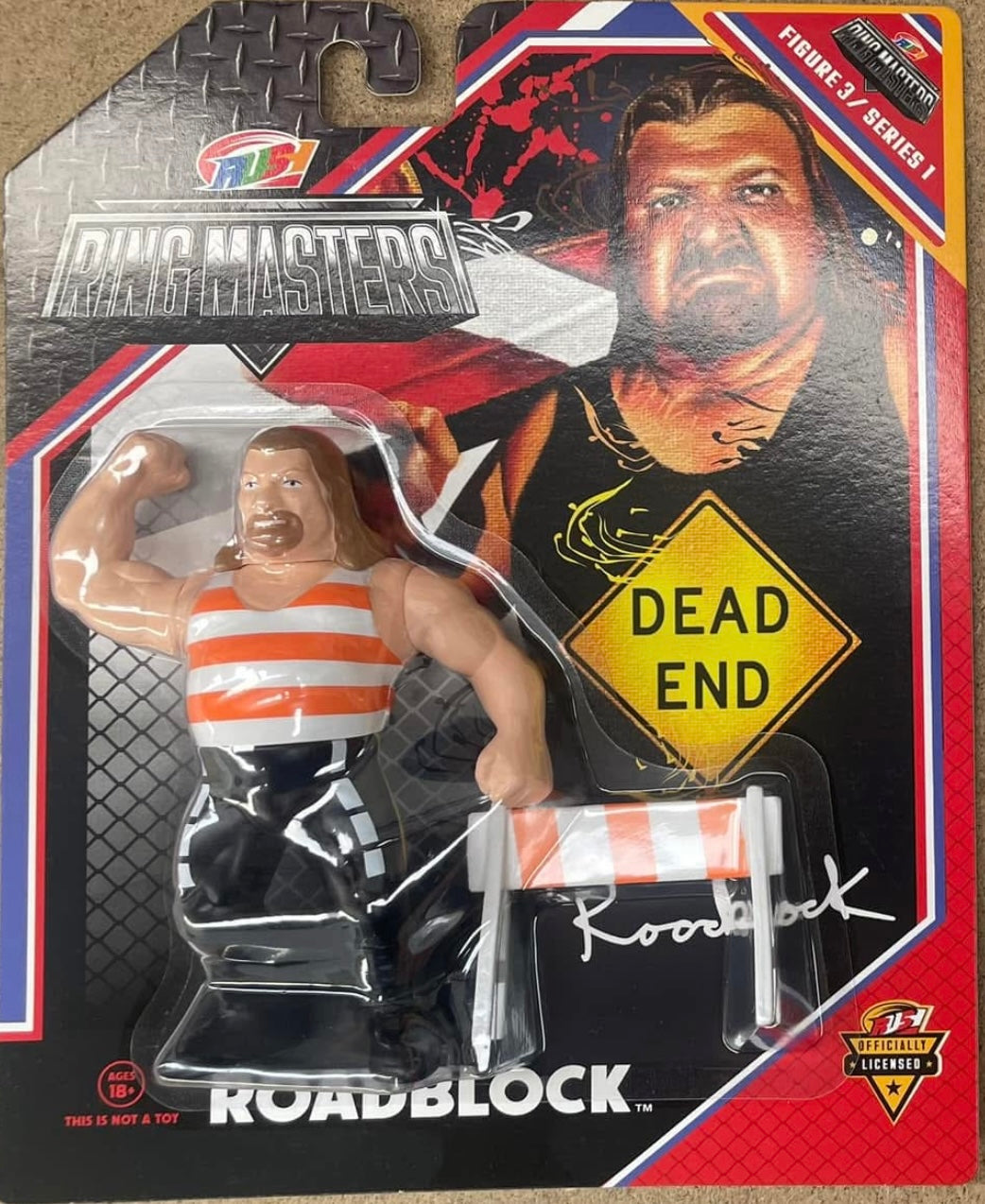 Rush Collectibles Ring Masters Series 1 Roadblock [UK Variant] PW Catalog