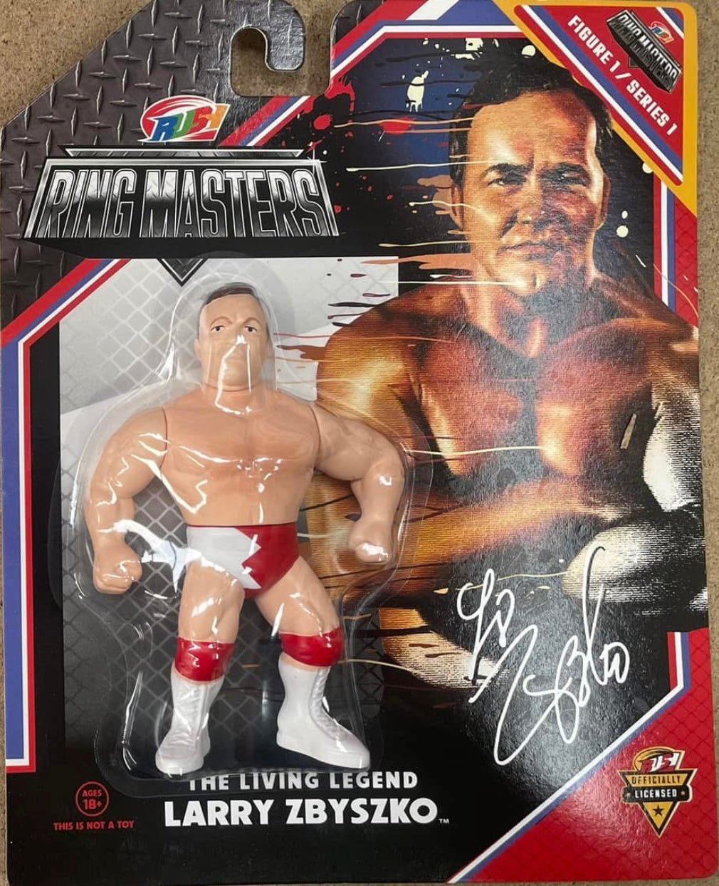 Rush Collectibles Ring Masters Series 1 "The Living Legend" Larry Zbyszko [UK Variant] PW Catalog