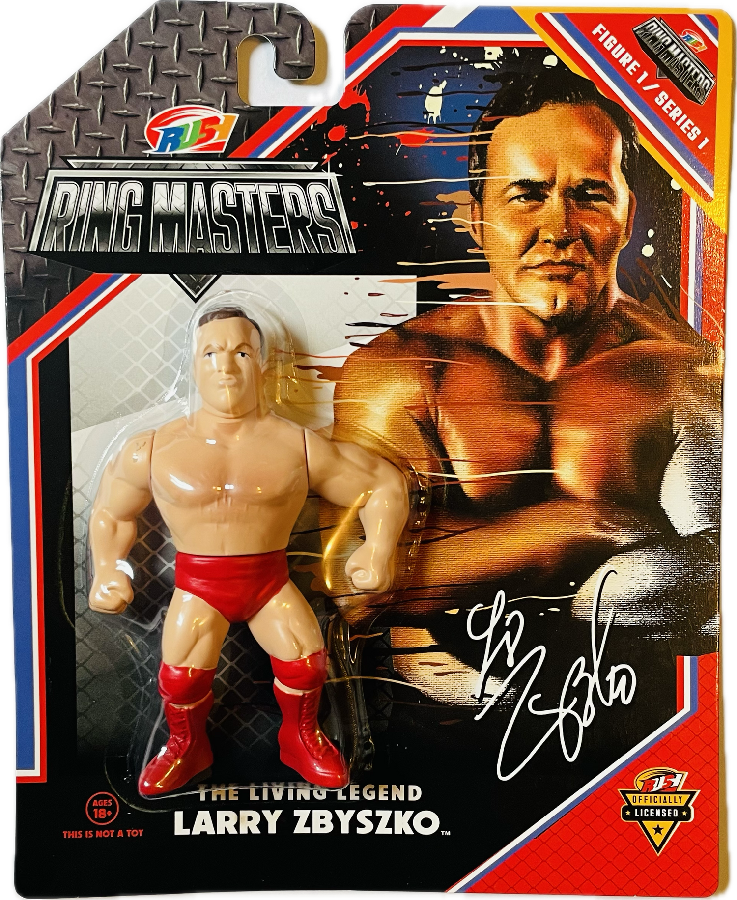 Rush Collectibles Ring Masters Series 1 "The Living Legend" Larry Zbyszko [US Variant] PW Catalog