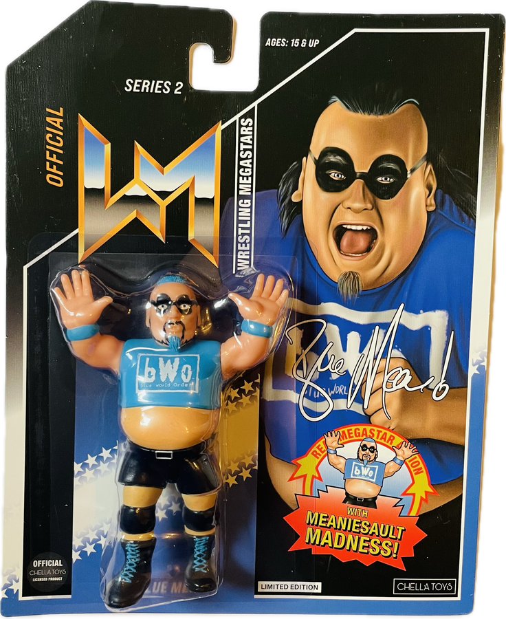 Chella Toys Wrestling Megastars 2 The Blue Meanie [With Beard Variant]