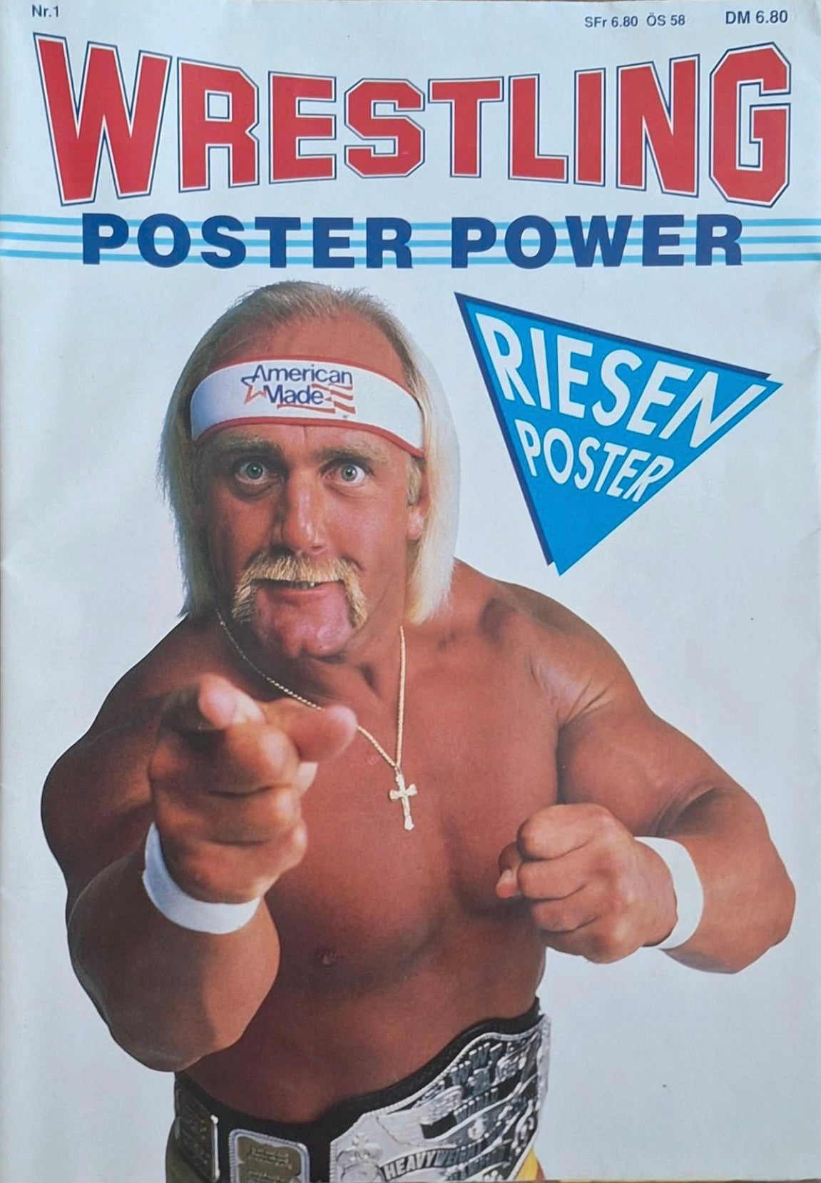 Wrestling Poster Power #1 from Germany Magazine PWcatalog