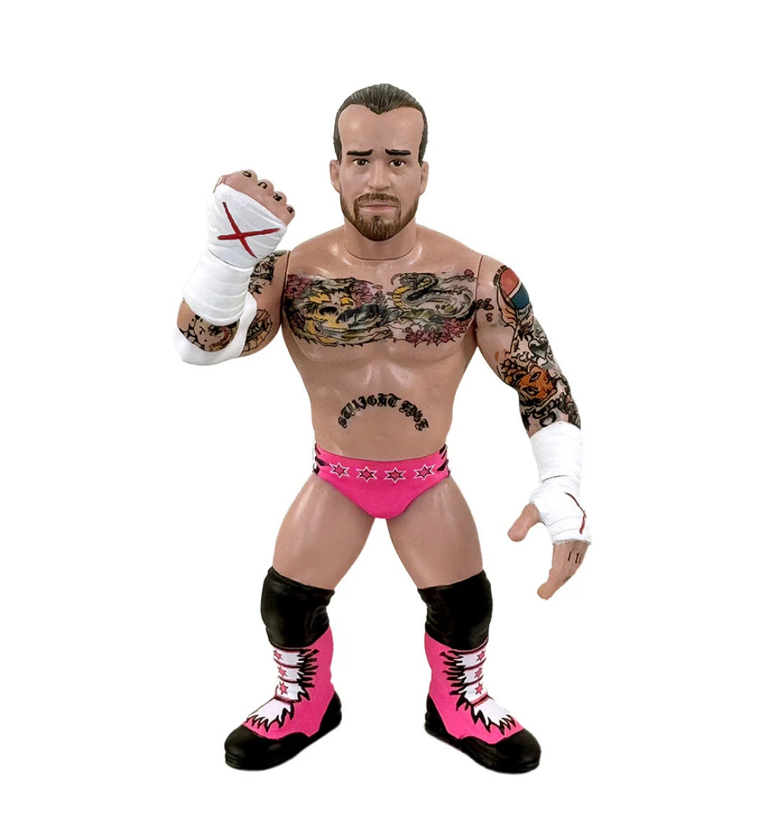 Zombie Sailor's Toys Wrestling's Heels & Faces CM Punk [Pink Variant] Action & Toy Figures PWcatalog