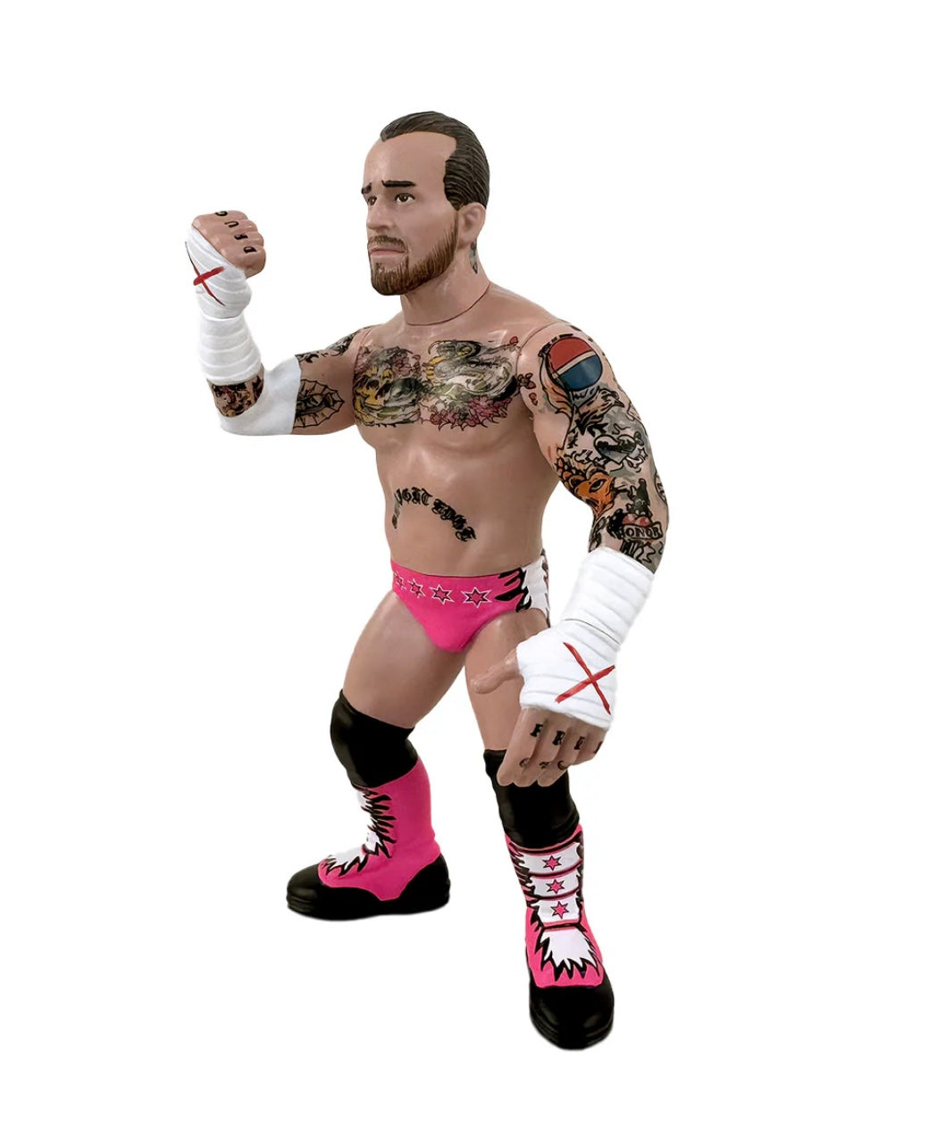 Zombie Sailor's Toys Wrestling's Heels & Faces CM Punk [Pink Variant] Action & Toy Figures PWcatalog