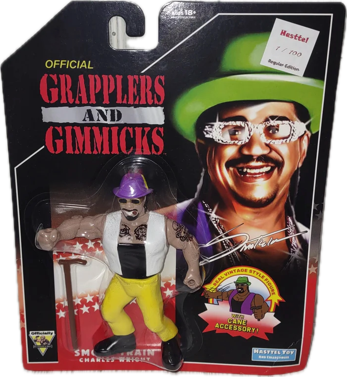 Grapplers & Gimmicks Series 1 "Smoke Train" Charles Wright [The Godfather] [SDCC Exclusive] PW Catalog