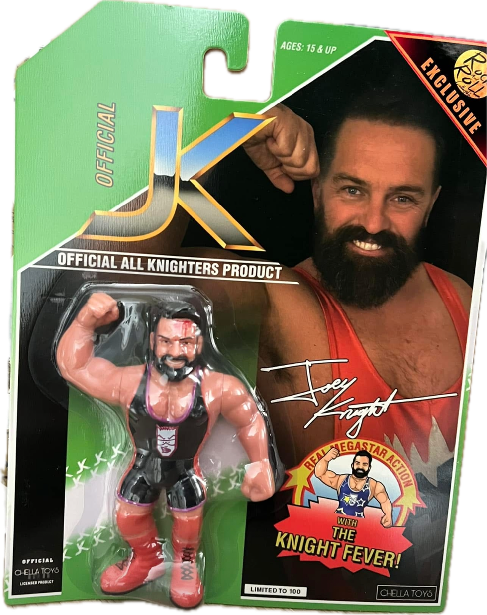 Chella Toys Official All Knighters Joey Knight [Rock and Roll Collectibles Variant] Action & Toy Figures Pwcatalog