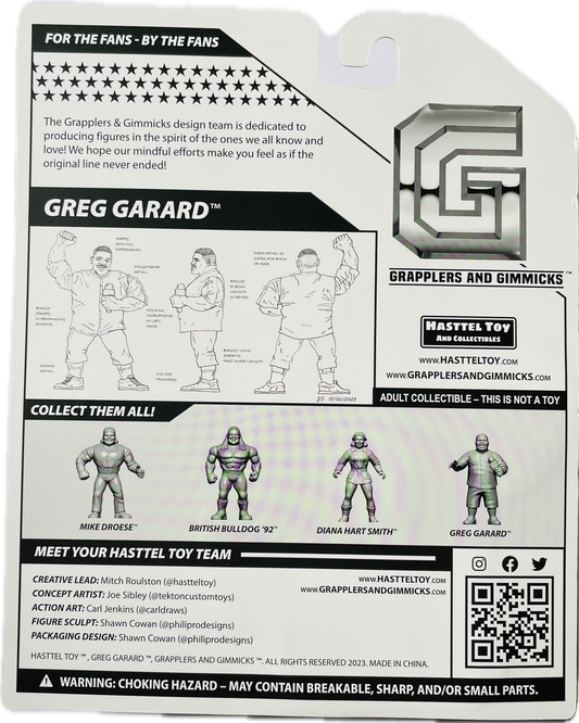 Grapplers & Gimmicks Series 2 Greg Garard [Oscar] PW Catalog