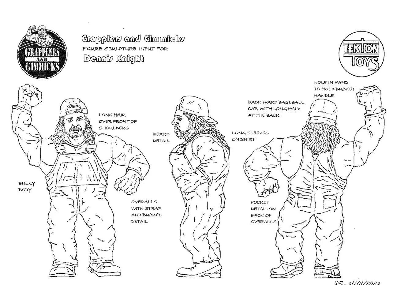 Grapplers & Gimmicks Series 3 Dennis Knight [Phineas I. Godwinn] PW Catalog