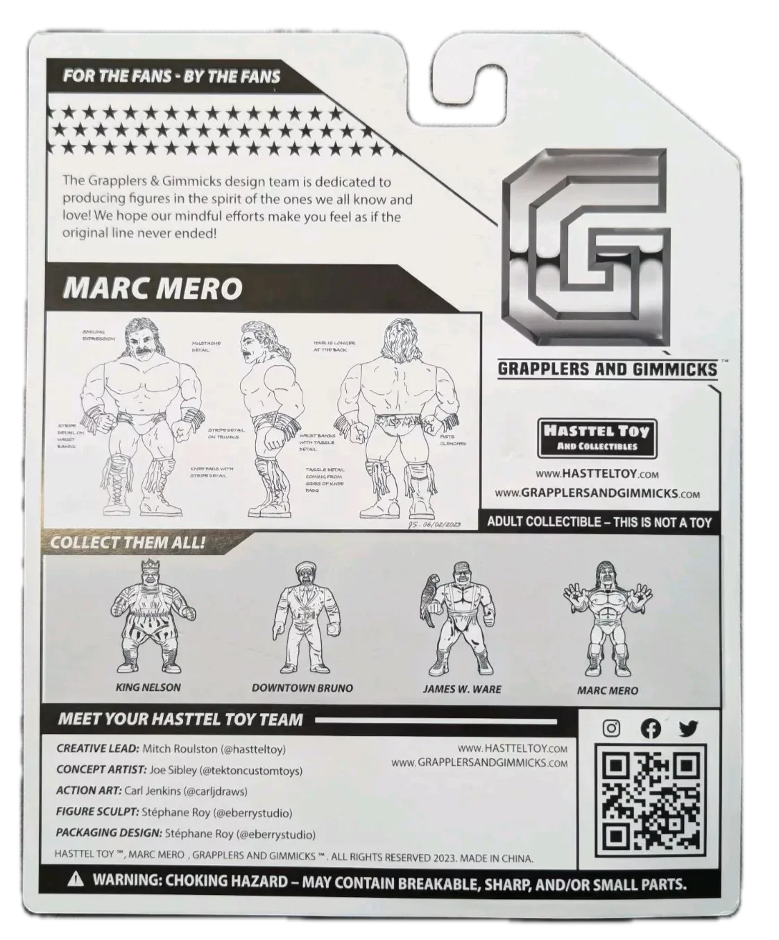 Grapplers & Gimmicks Marc Mero [Yellow & Black Trunks Variant] PW Catalog