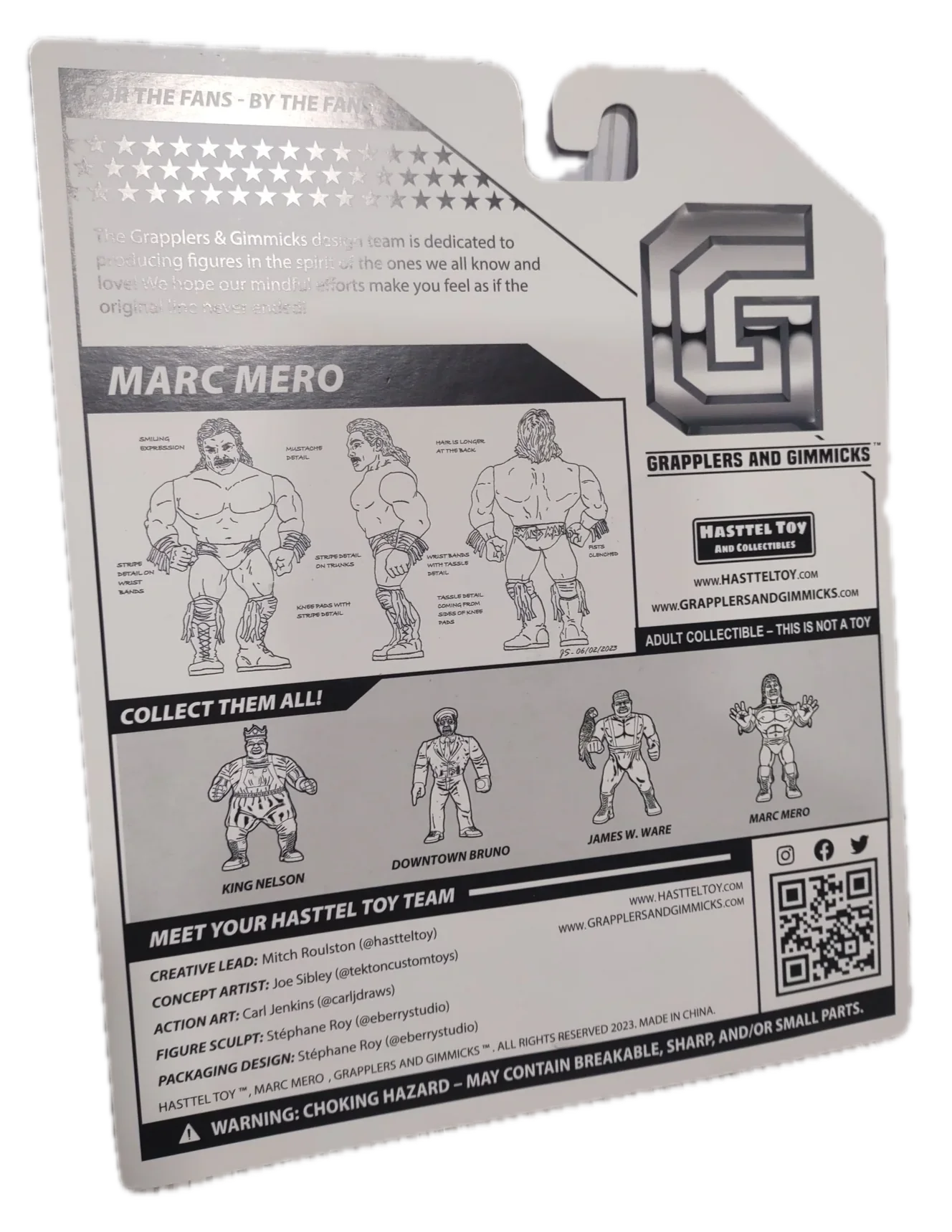 Grapplers & Gimmicks Marc Mero [Black & Silver Trunks Variant] PW Catalog