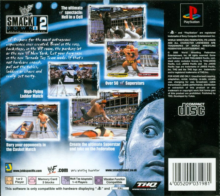 WWF SmackDown 2 Know Your Role [PlayStation] PWcatalog