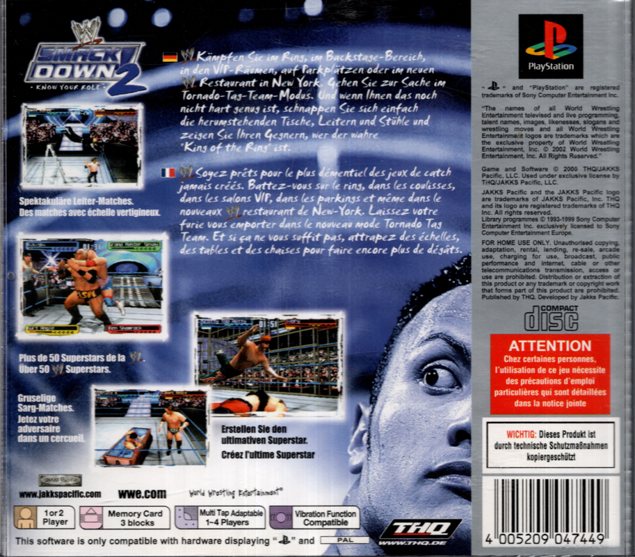 WWF SmackDown 2 Know Your Role [PlayStation] PWcatalog