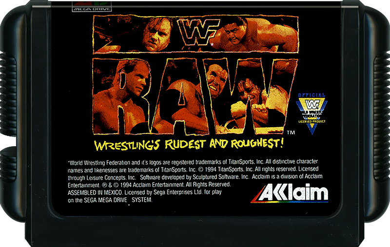 WWF Raw [Sega Mega Drive] PWcatalog
