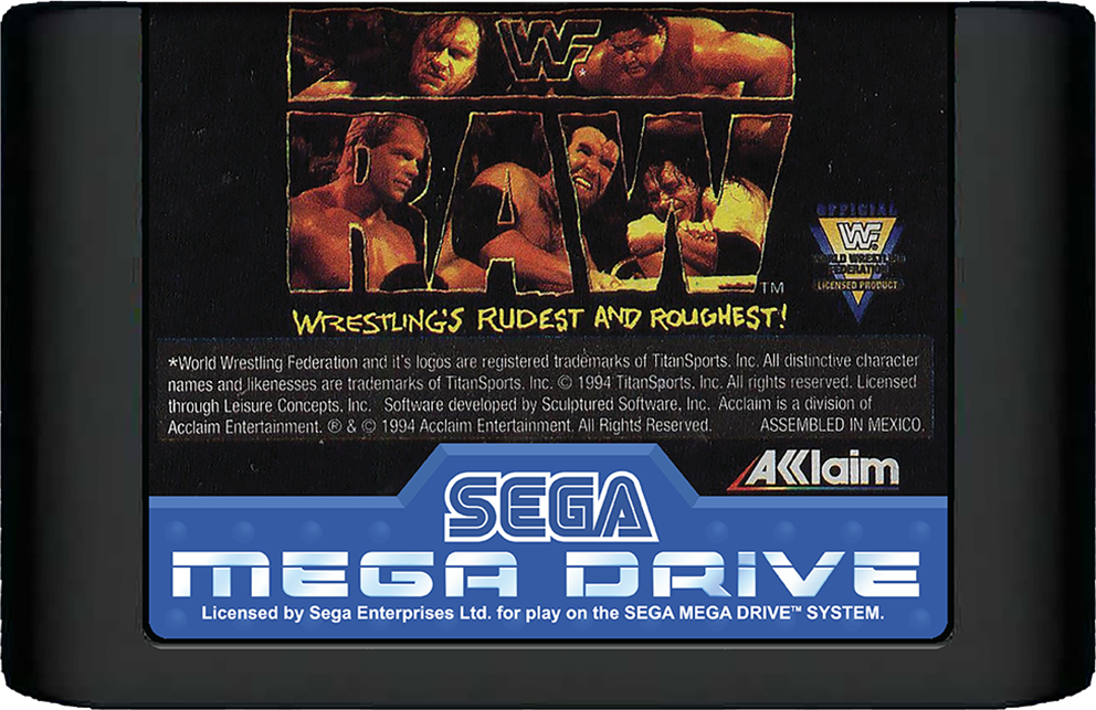WWF Raw [Sega Mega Drive] PWcatalog