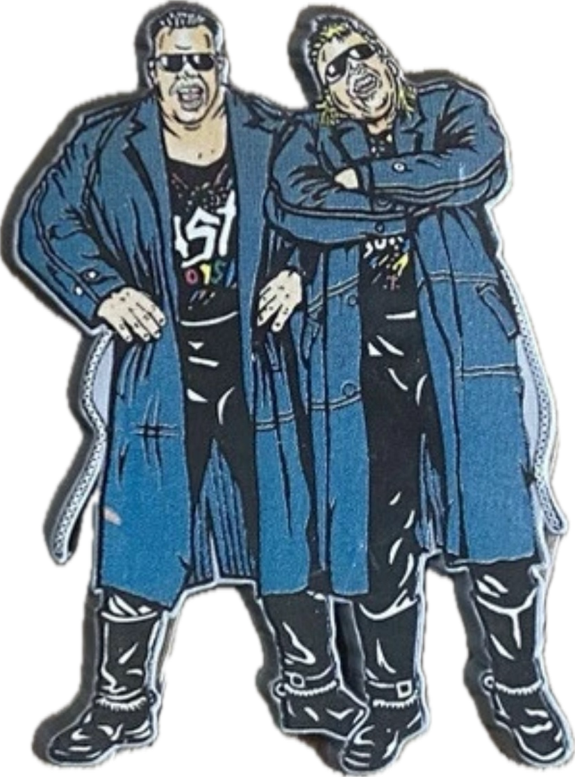 WWF Superstar Pin Brooch Nasty Boys (Blue Coats) (1991) Brooches & Lapel Pins PWcatalog