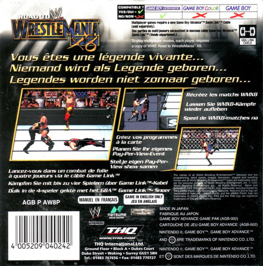 WWE Road to WrestleMania X8 [Game Boy Advance] PWcatalog