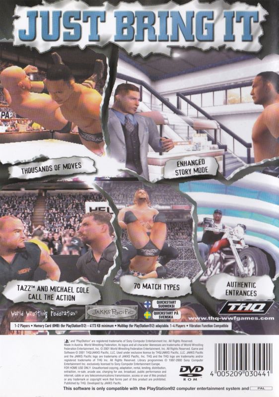 WWF SmackDown Just Bring It [PlayStation 2] PWcatalog
