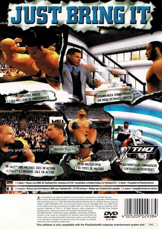 WWF SmackDown Just Bring It [PlayStation 2] PWcatalog