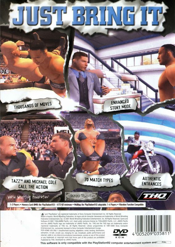 WWF SmackDown Just Bring It [PlayStation 2] PWcatalog