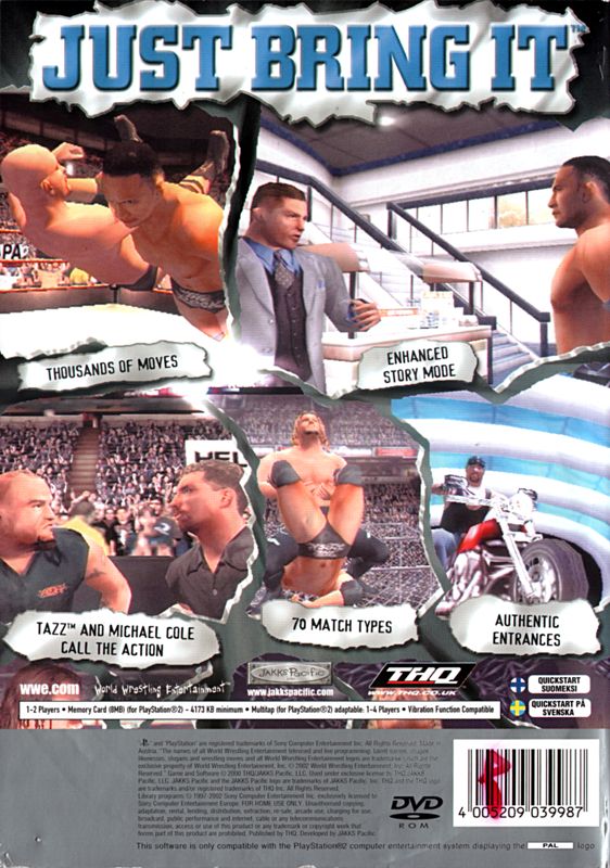 WWF SmackDown Just Bring It [PlayStation 2] PWcatalog