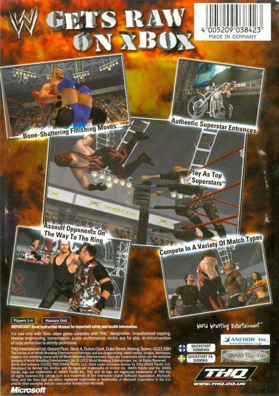 WWE Raw [Xbox] PWcatalog
