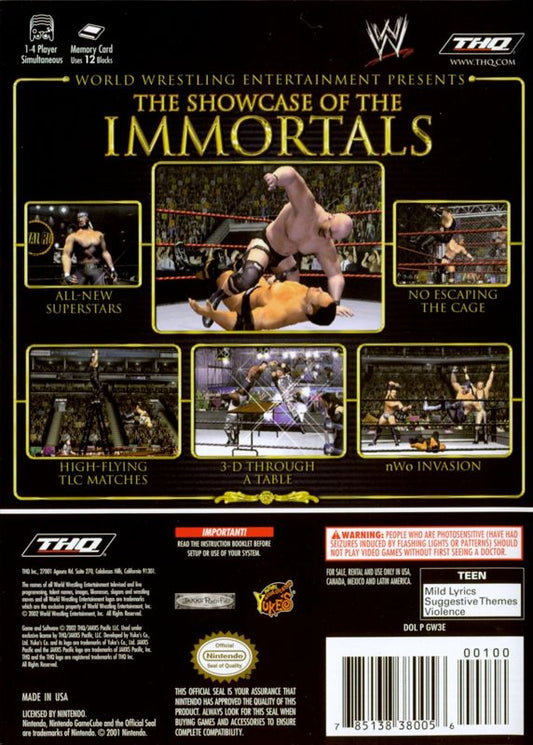WWE WrestleMania X8 [GameCube] PWcatalog