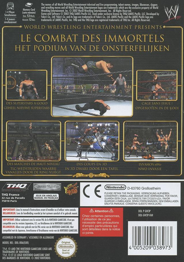 WWE WrestleMania X8 [GameCube] PWcatalog