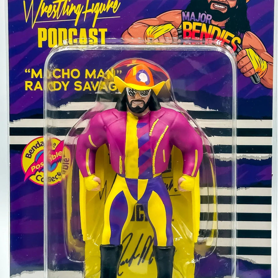 Major Wrestling Figure Podcast Major Bendies Wedding Randy Savage (Exclusive) Action & Toy Figures PWcatalog