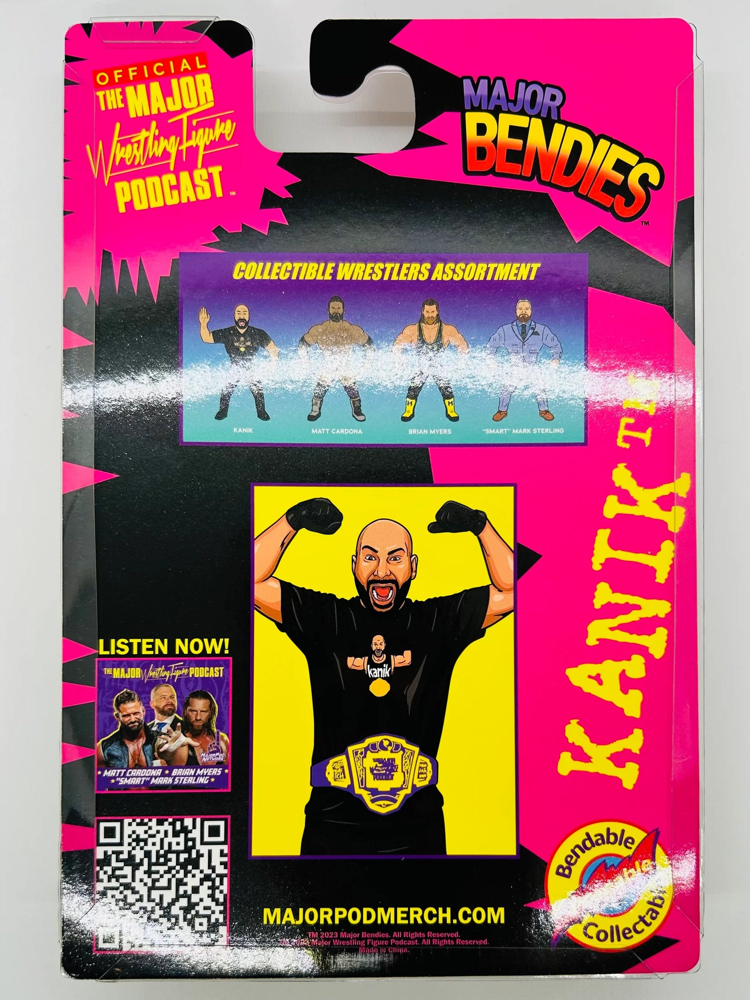 Major Wrestling Figure Podcast Major Bendies Kanik [Exclusive] Action & Toy Figures PWcatalog