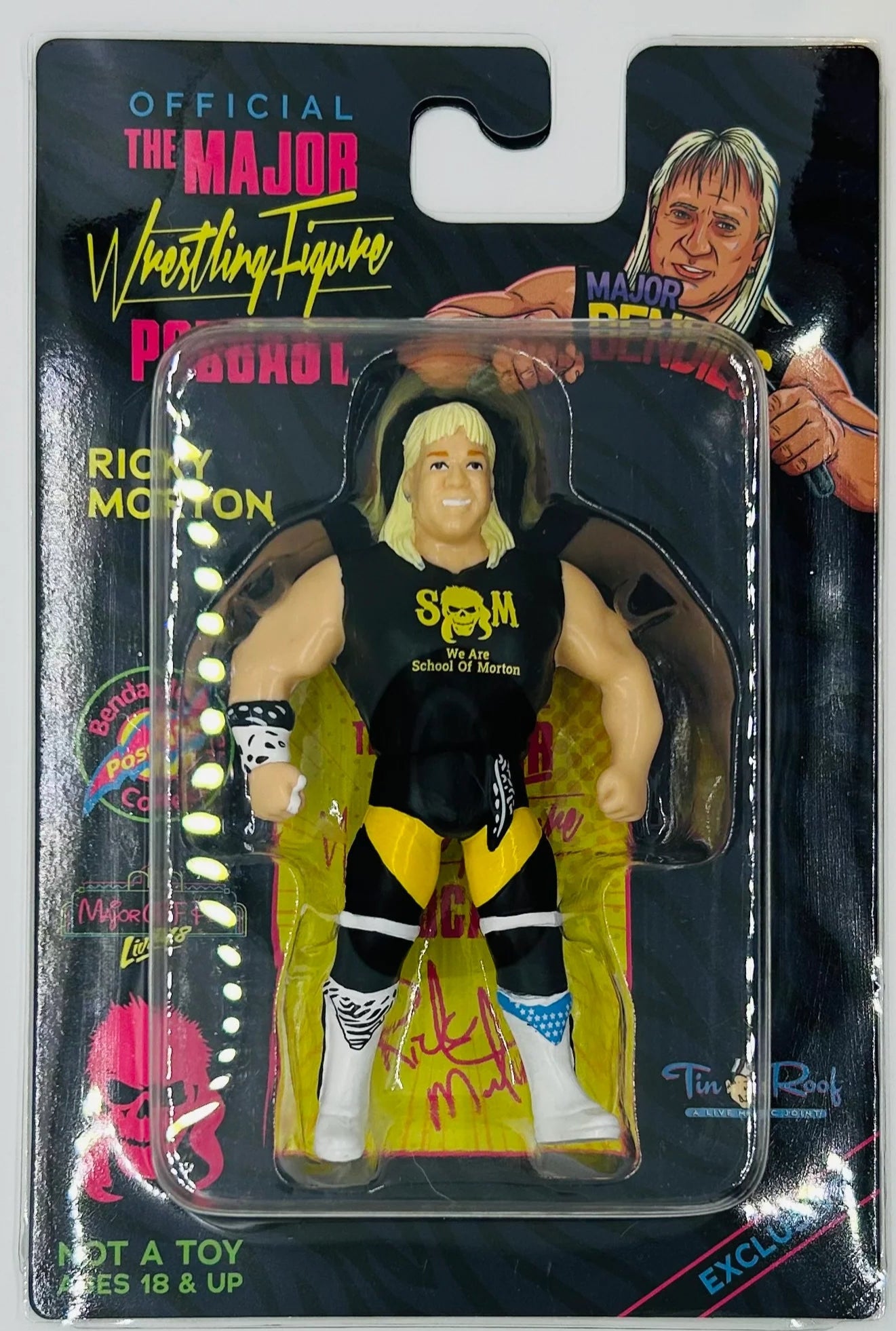 Major Wrestling Figure Podcast Major Bendies Live 18 Exclusive Ricky Morton Action & Toy Figures PWcatalog
