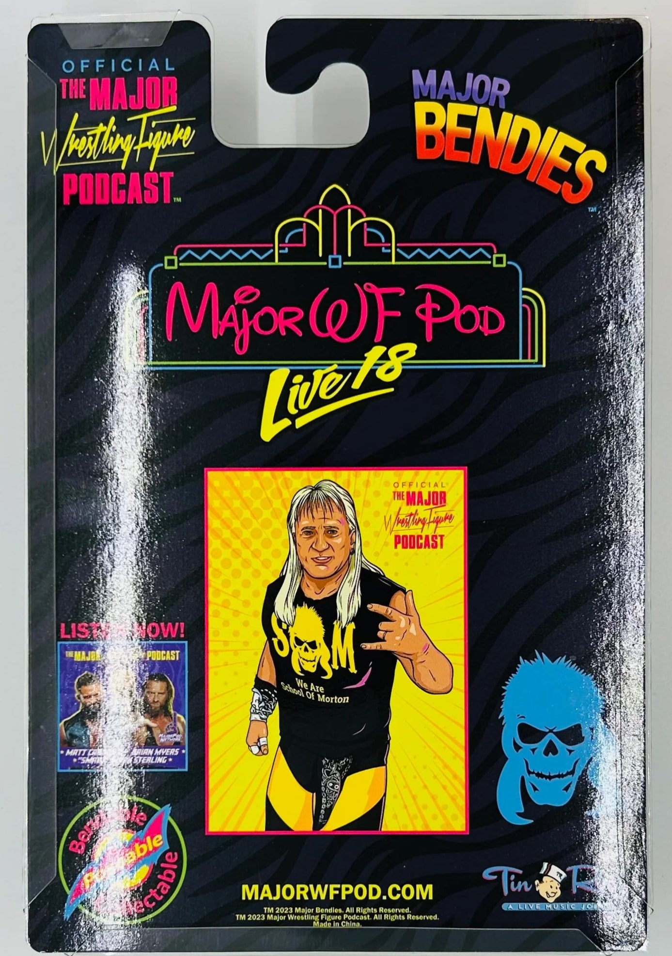 Major Wrestling Figure Podcast Major Bendies Live 18 Exclusive Ricky Morton Action & Toy Figures PWcatalog