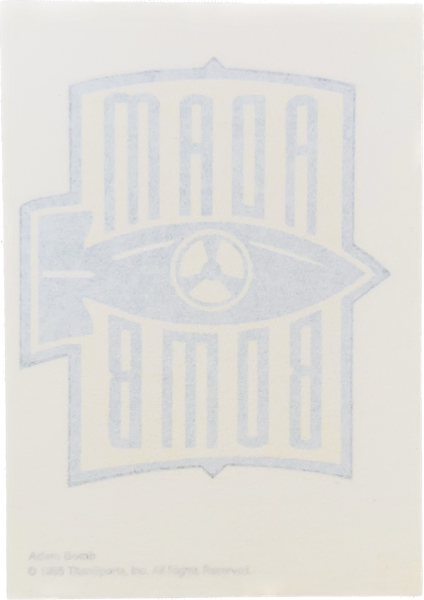 WWF Tattoos 1995 Adam Bomb Logo from Germany Pwcatalog