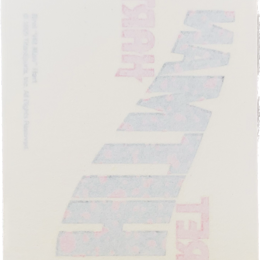 WWF Tattoos 1995 Bret Hart Logo from Germany Pwcatalog