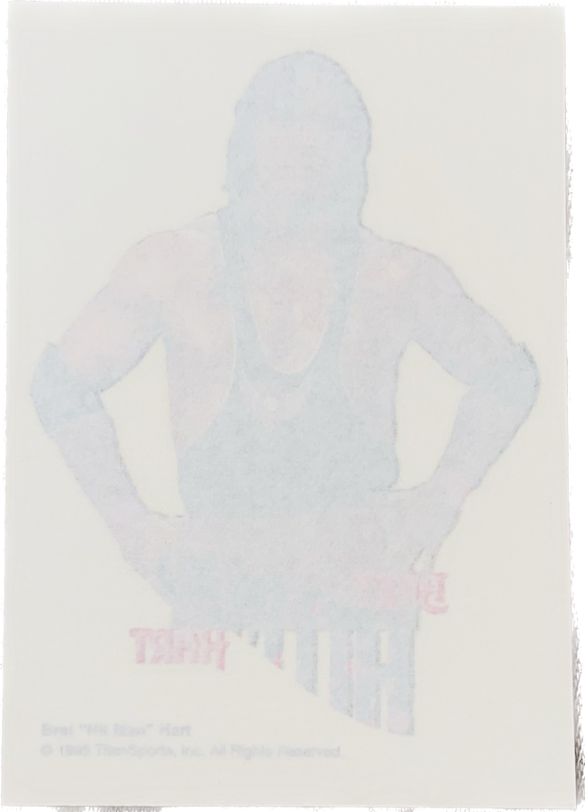 WWF Tattoos 1995 Bret Hart from Germany