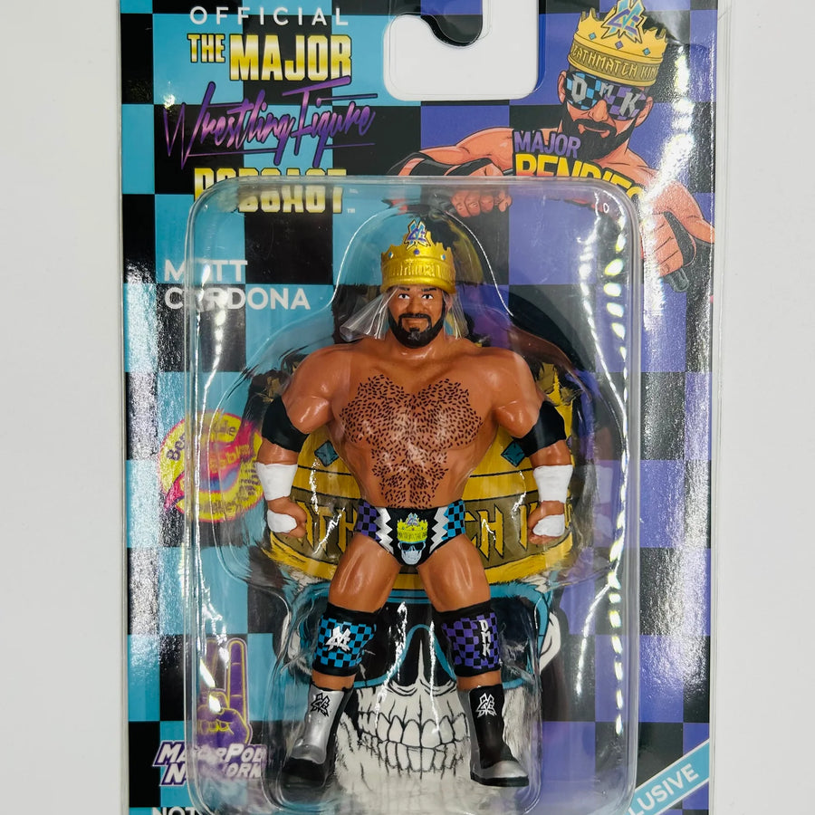 Major Wrestling Figure Podcast Major Bendies “Death Match King” Matt Cardona [Merch Stand Exclusive] Action & Toy Figures PWcatalog