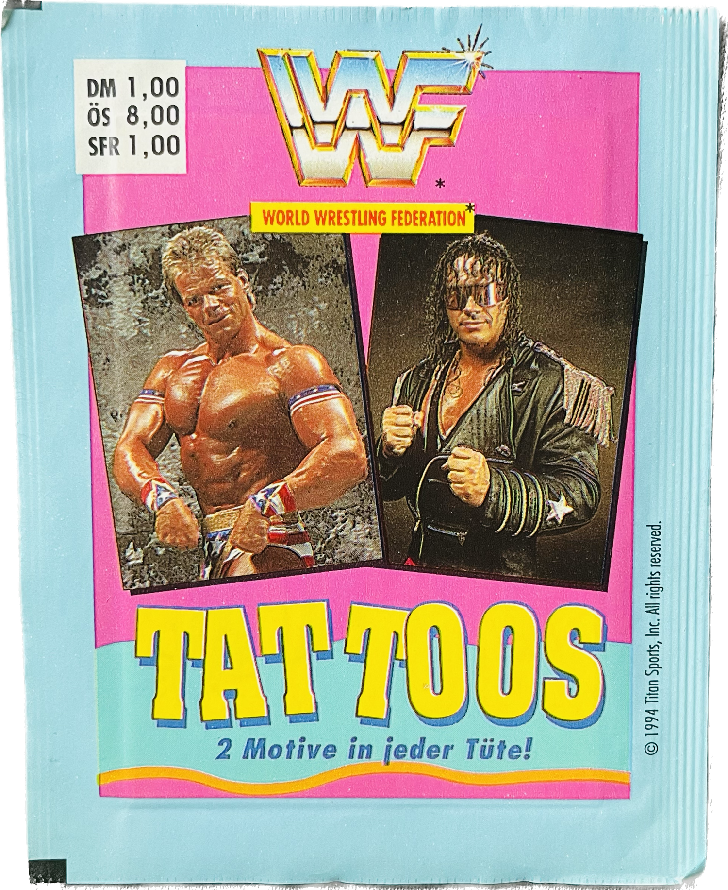 WWF Tattoos 1995 from Germany Pwcatalog