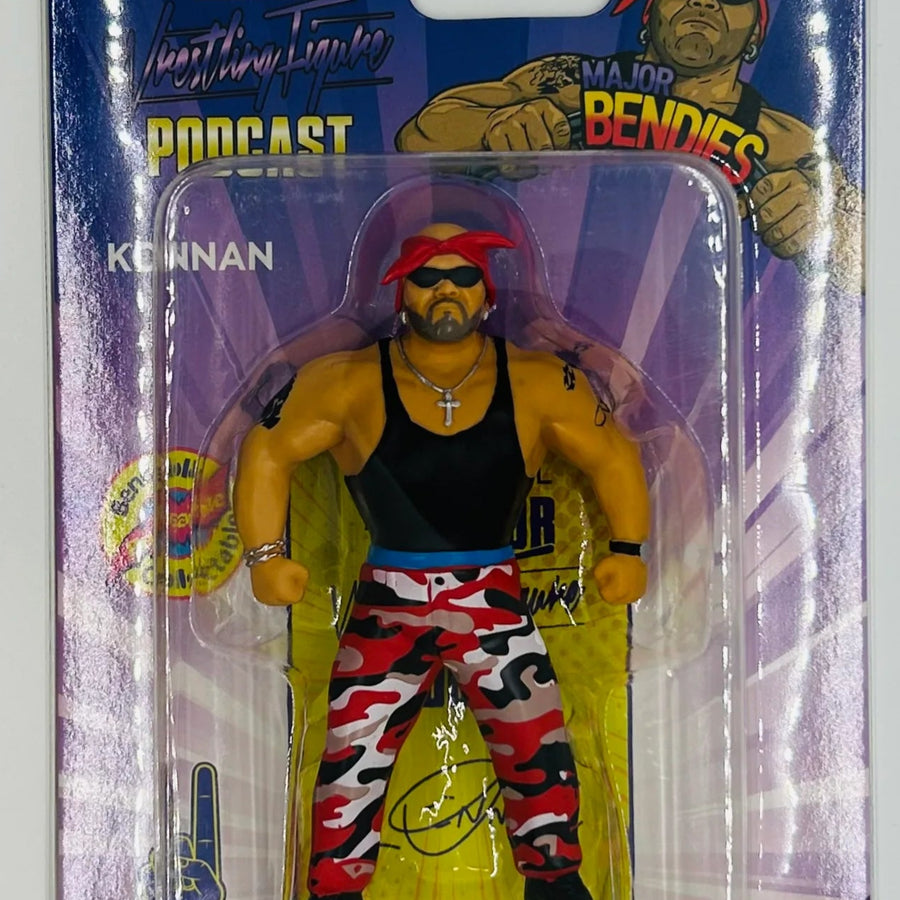 Major Wrestling Figure Podcast Major Bendies Series 5 Konnan Action & Toy Figures PWcatalog