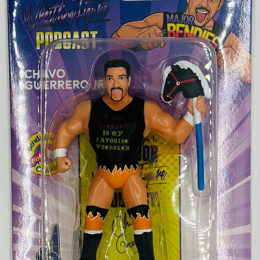 Major Wrestling Figure Podcast Major Bendies Series 5 Chavo Guerrero Action & Toy Figures PWcatalog