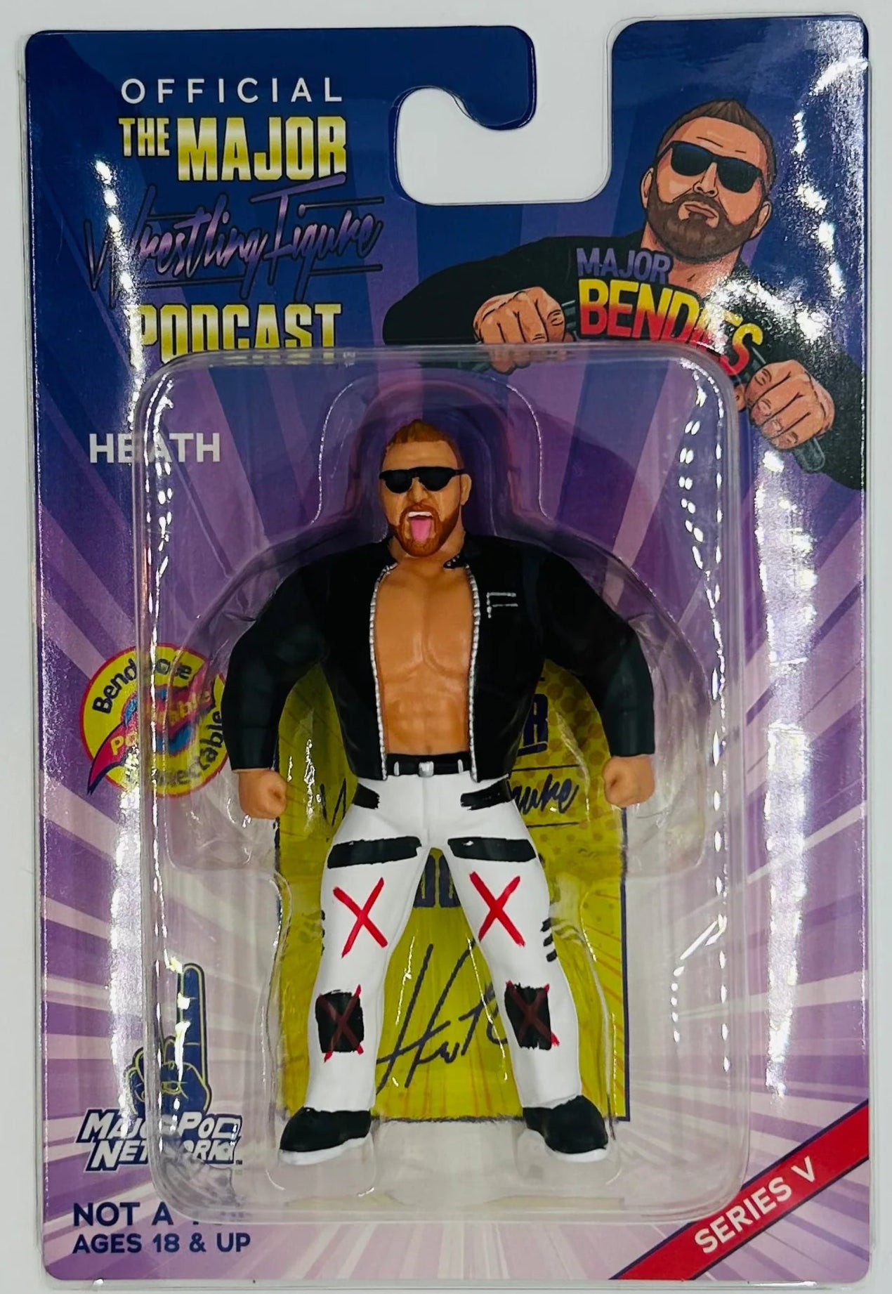 Major Wrestling Figure Podcast Major Bendies Series 5 Heath Slater Action & Toy Figures PWcatalog
