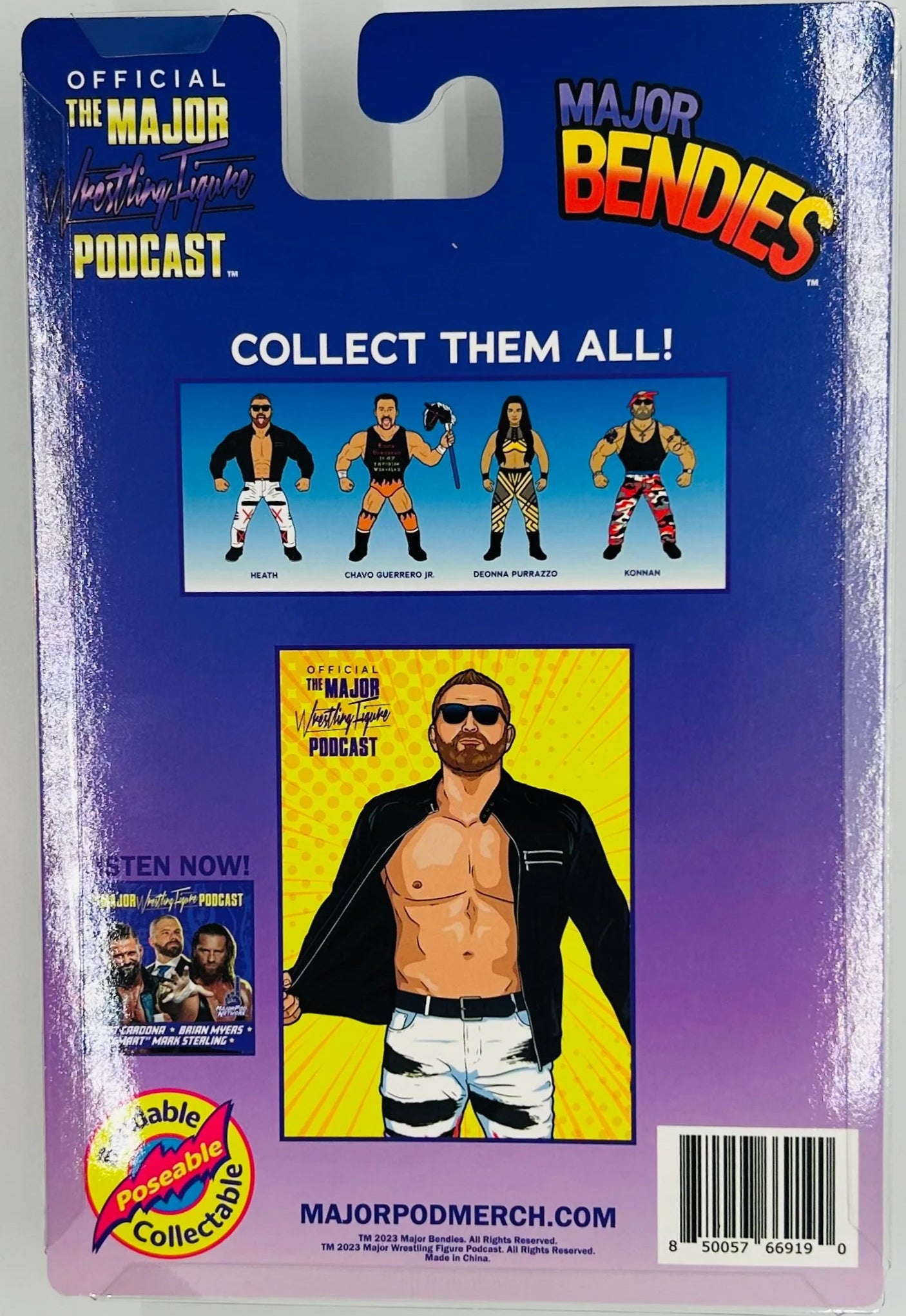 Major Wrestling Figure Podcast Major Bendies Series 5 Heath Slater Action & Toy Figures PWcatalog