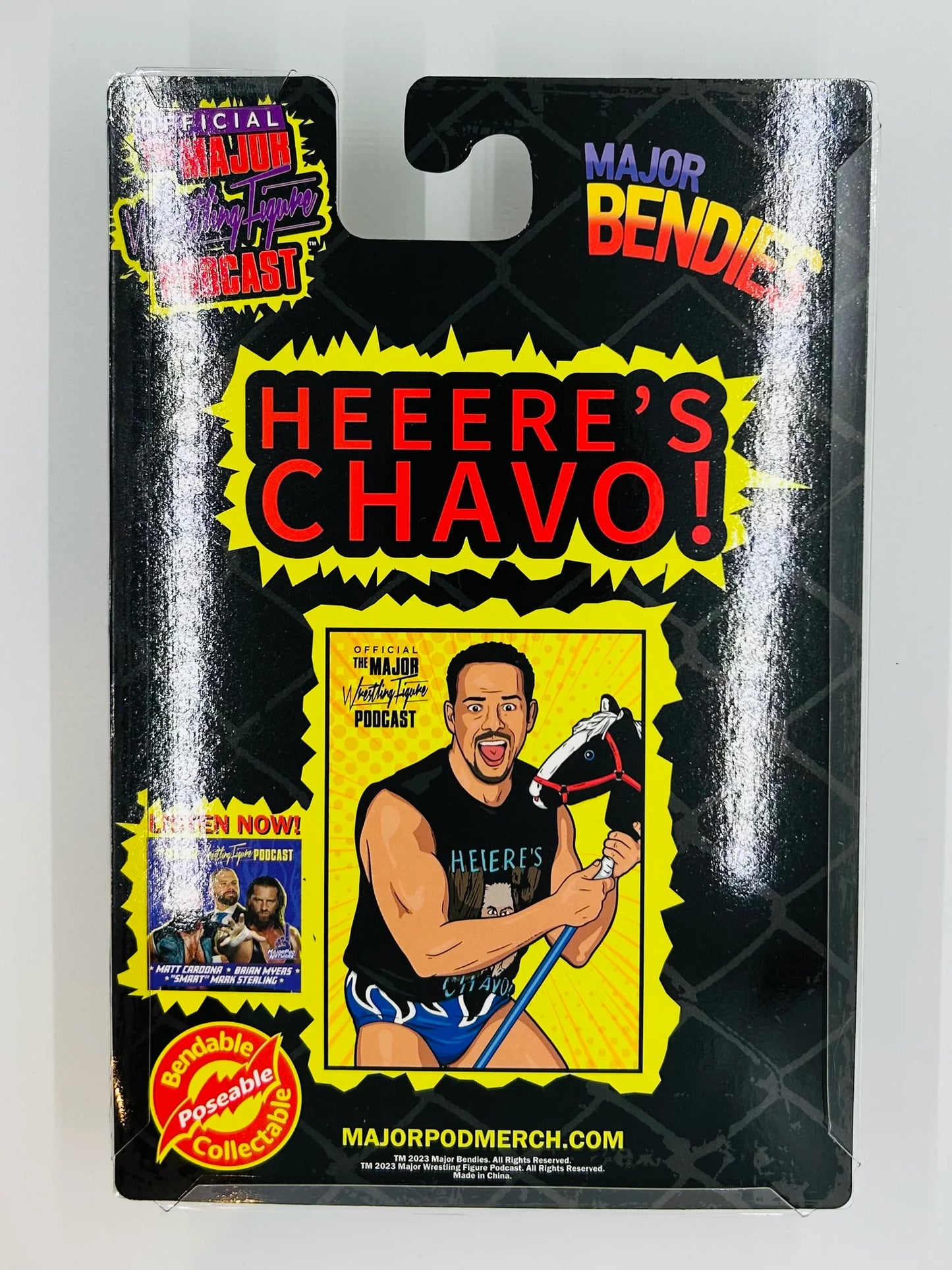 Major Wrestling Figure Podcast Major Bendies Chavo Guerrero (Exclusive) Action & Toy Figures PWcatalog