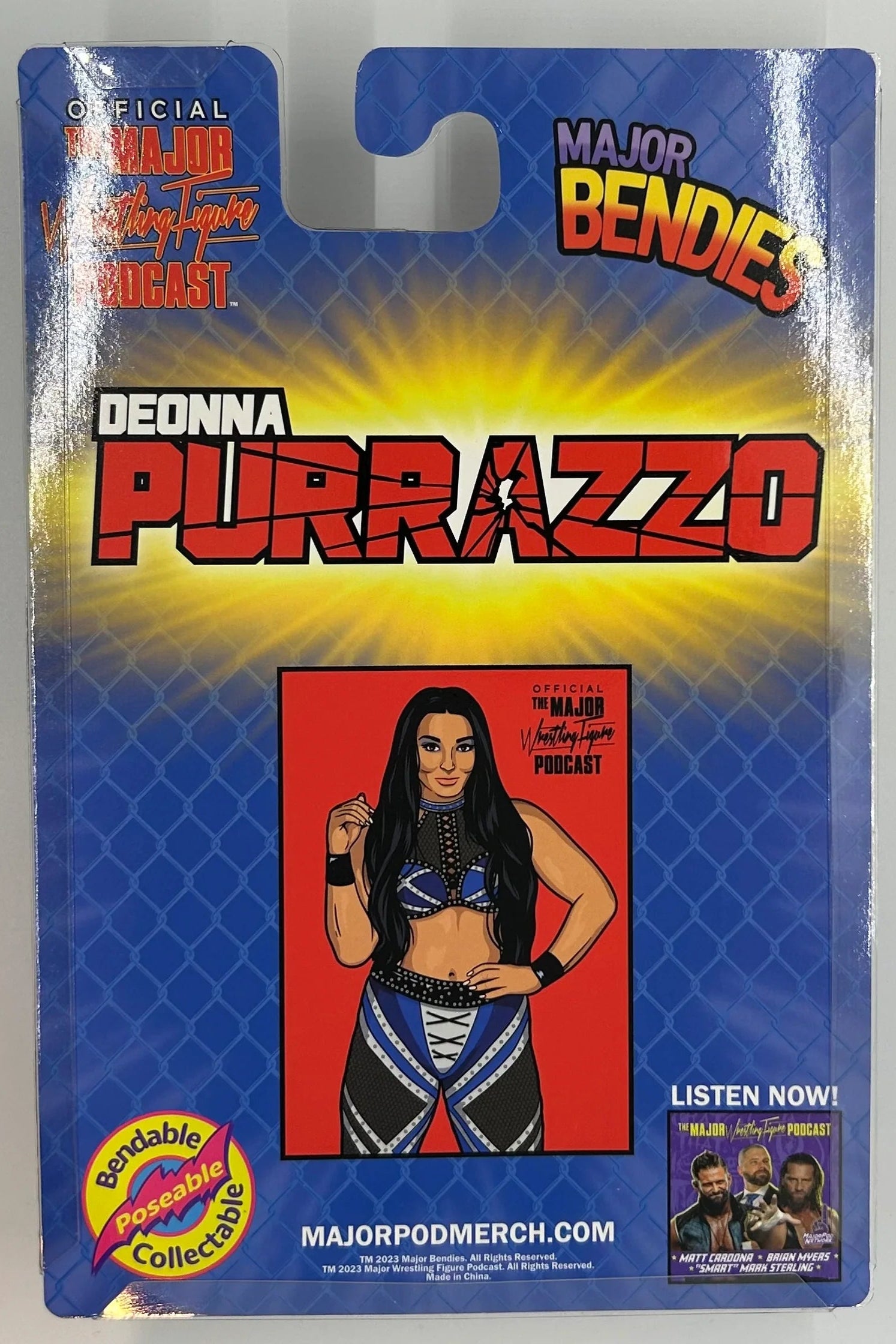 Major Wrestling Figure Podcast Major Bendies Limited Edition Deonna Purrazzo Action & Toy Figures PWcatalog