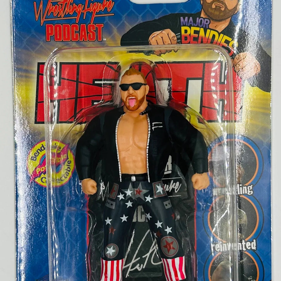 Major Wrestling Figure Podcast Major Bendies Heath [Exclusive] Action & Toy Figures PWcatalog
