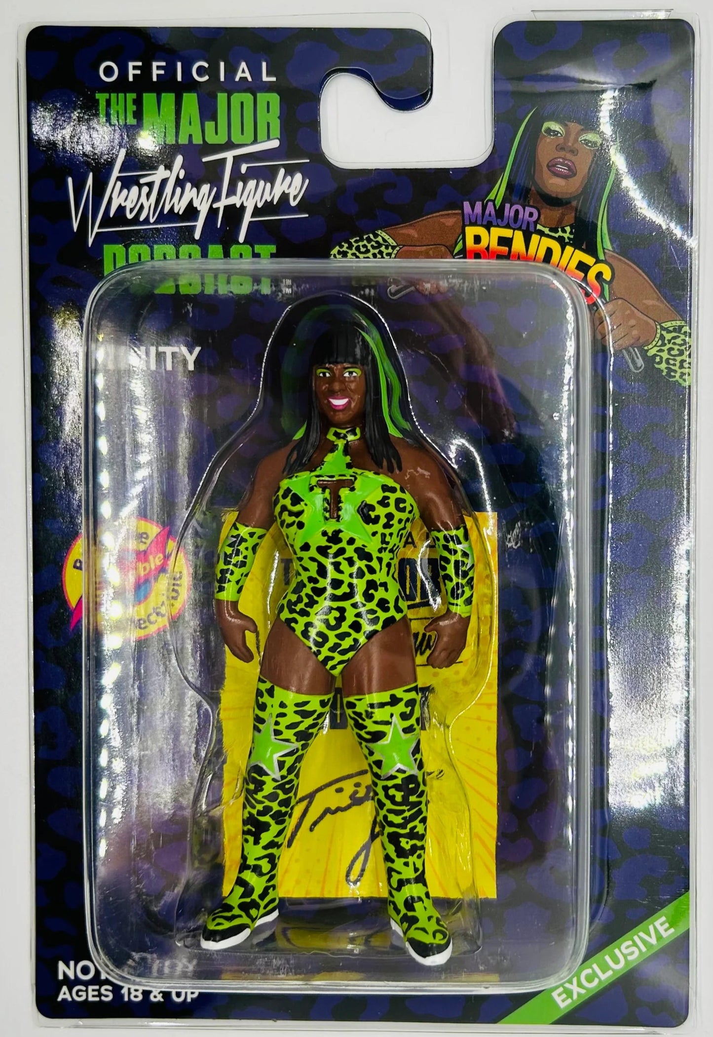 Major Wrestling Figure Podcast Major Bendies Trinity Action & Toy Figures PWcatalog